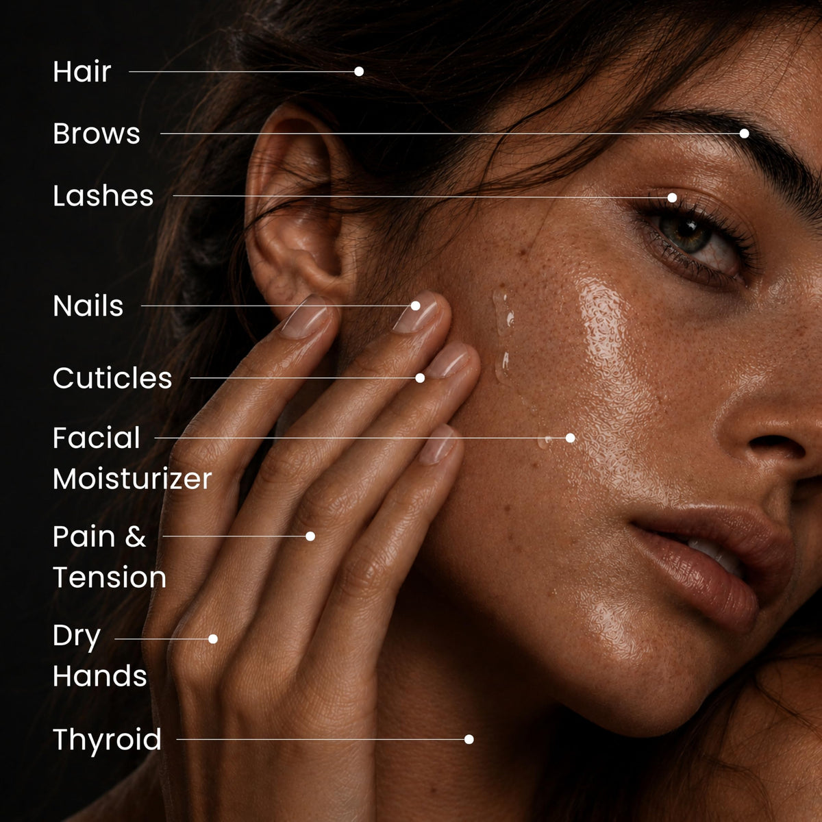 Bloom of Youth label close-up with USDA and hexane-free claims for trust benefit