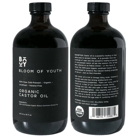 Bloom of Youth 16oz bottle next to everyday item illustrating size and value