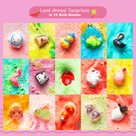 BloomFizzy colorful water swirl illustrating vibrant, non-staining fizz and sensory fun