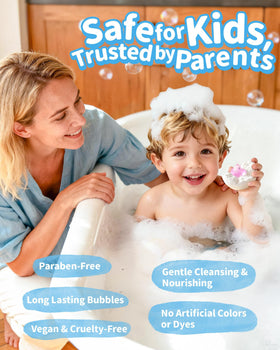 BloomFizzy lifestyle bedtime bath scene creating comforting evening routine