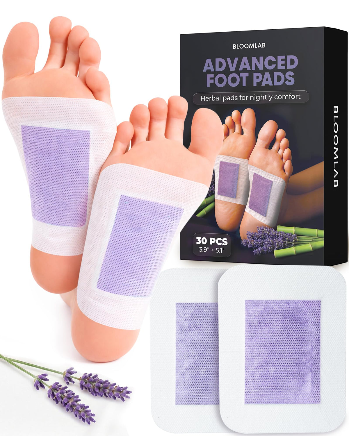 BloomLab front packaging showing 30-count box and product benefits