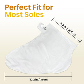 BLOOMORA six-pair set flat lay showing quantity for ongoing foot care
