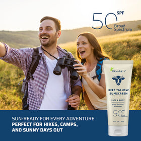Blooskim zinc oxide visual emphasizing mineral sun protection and safety