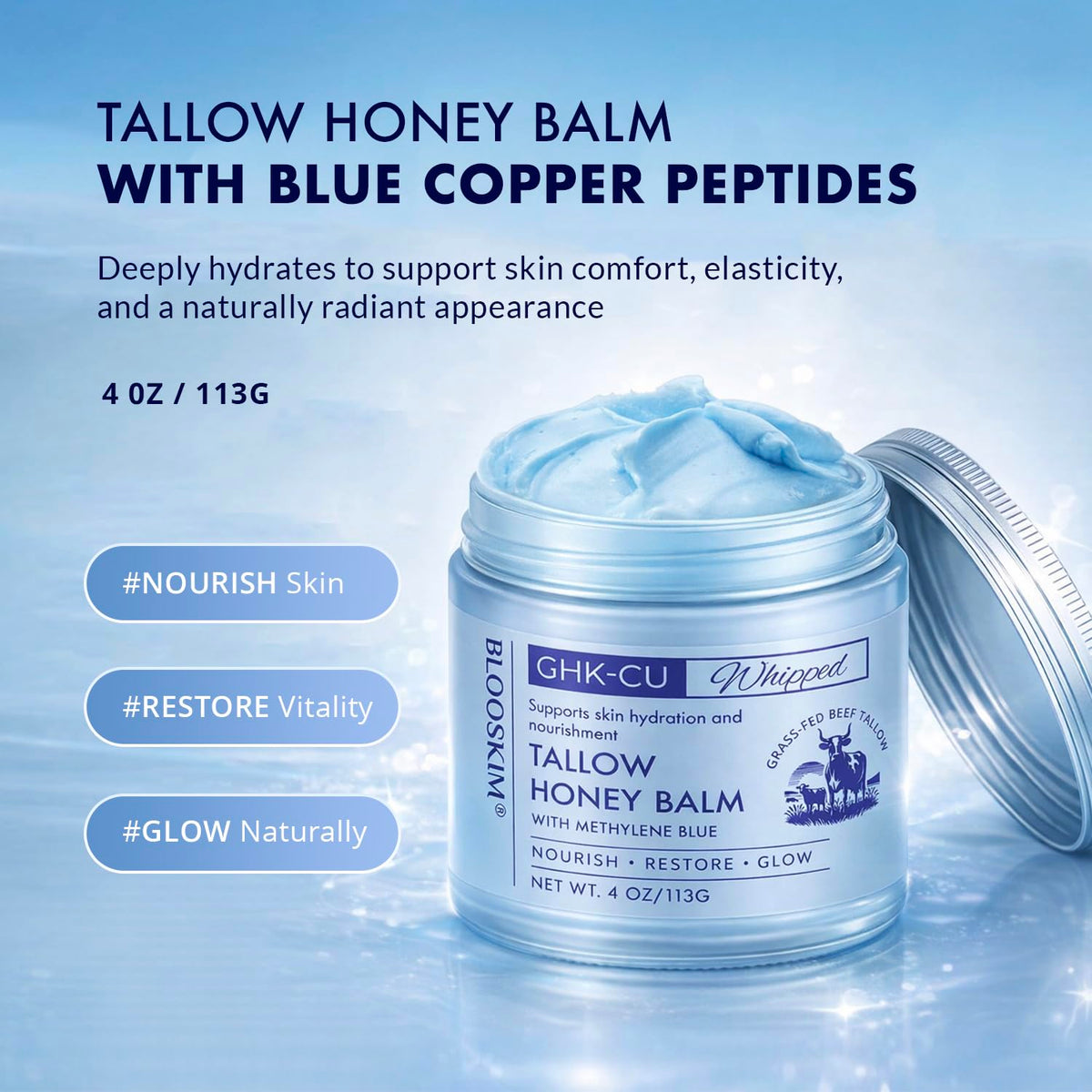 blooskim whipped texture close up highlighting creamy absorbent consistency and moisture