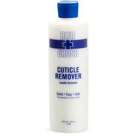 Blue Cross front bottle showing product and professional sizing benefit