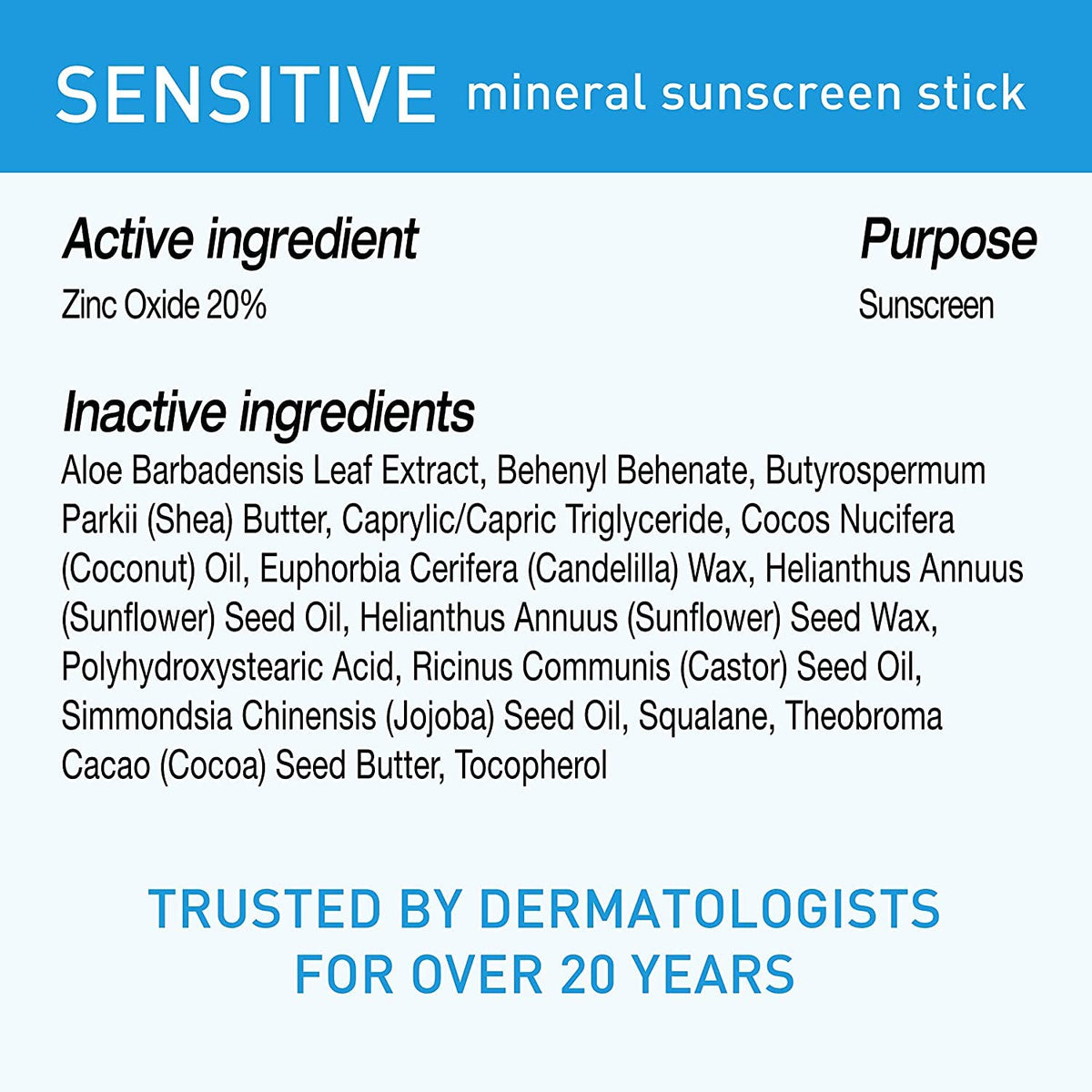 BLUE LIZARD applying stick to face for targeted sun protection benefit