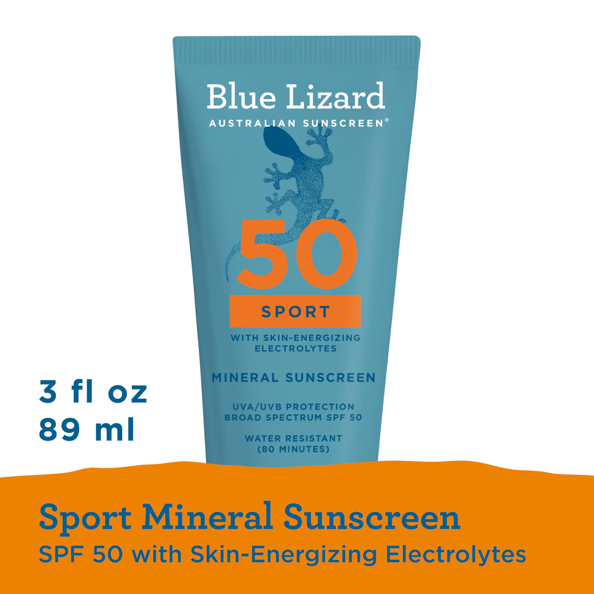 Blue Lizard ingredient icons highlighting mineral, vegan, reef-friendly benefits