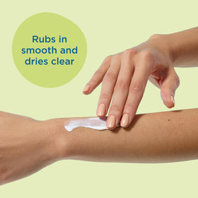 Blue Lizard applied on child's arm showing gentle coverage