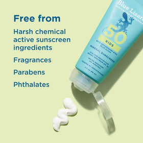 Blue Lizard blue algae visual emphasizing antioxidant-rich formula