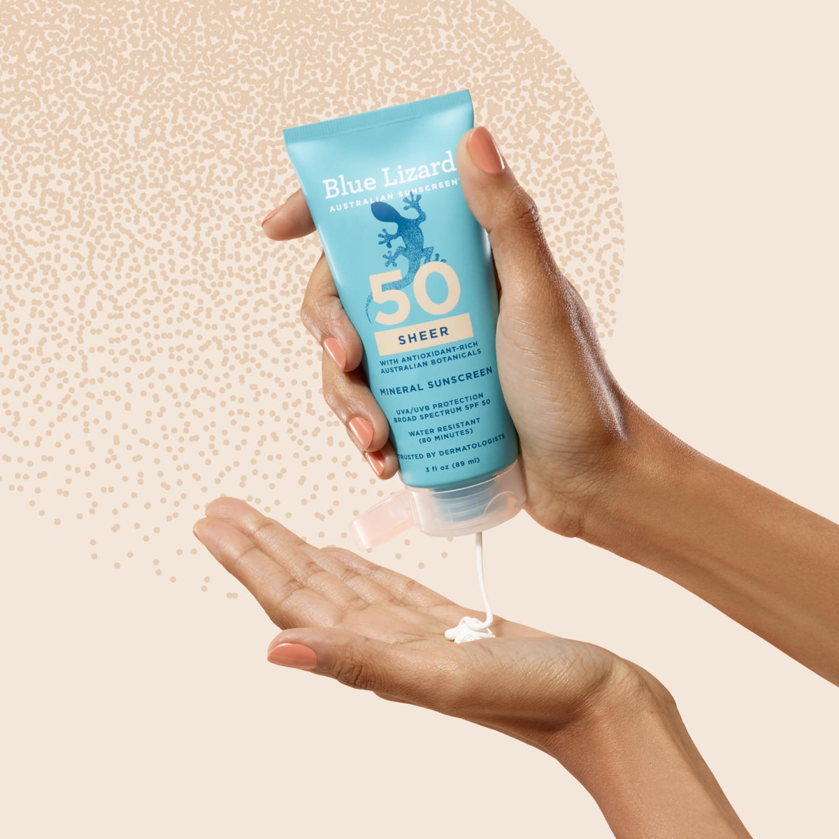 Blue Lizard in outdoor bag among essentials for everyday sun care