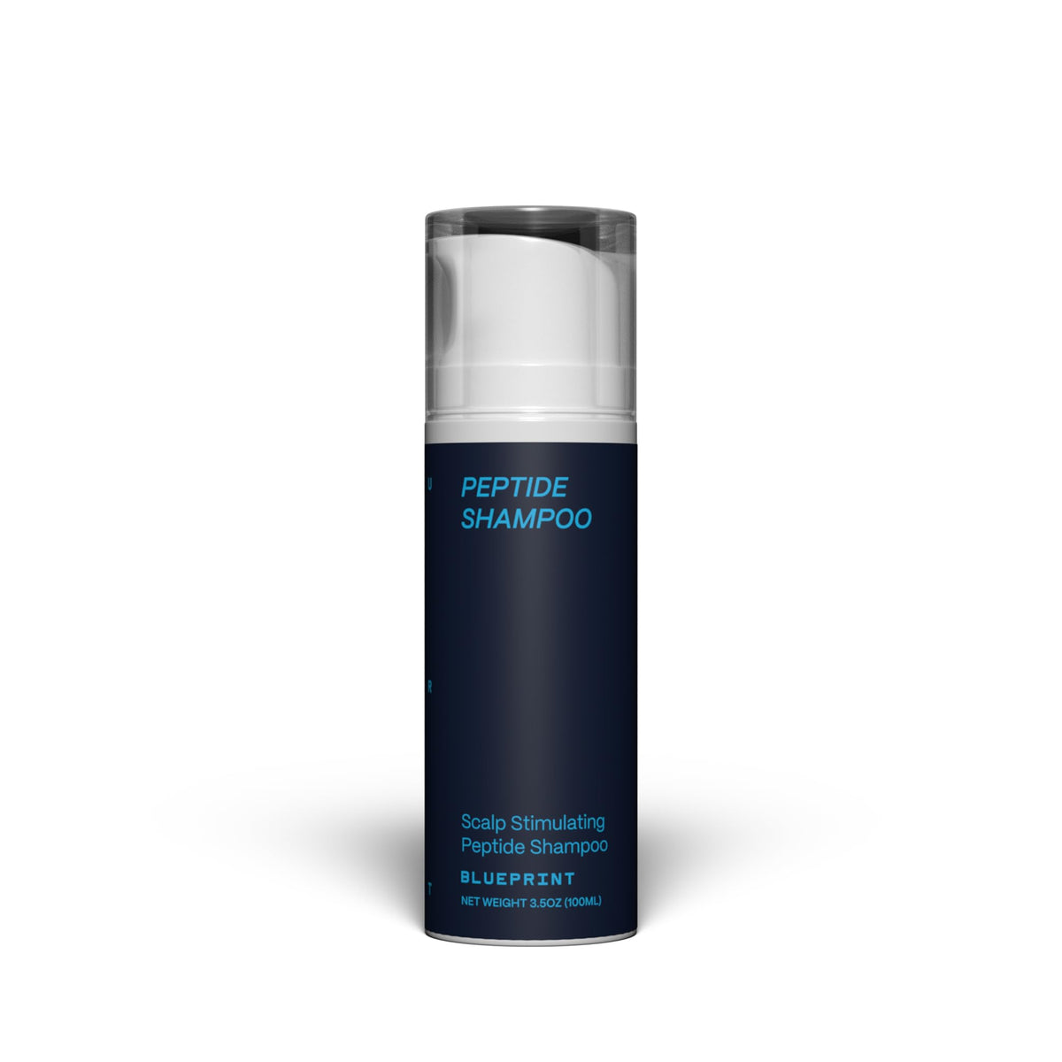Blueprint Bryan Johnson front packaging showing clean clinical design and size benefit