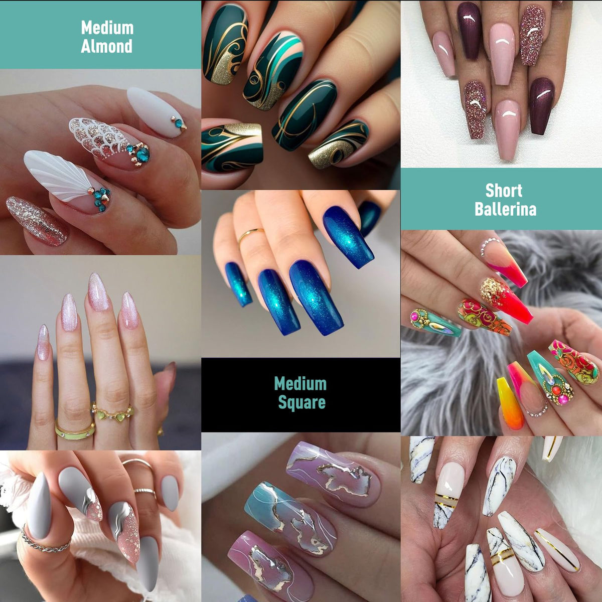 BlueZOO application on nails demonstrating easy DIY application