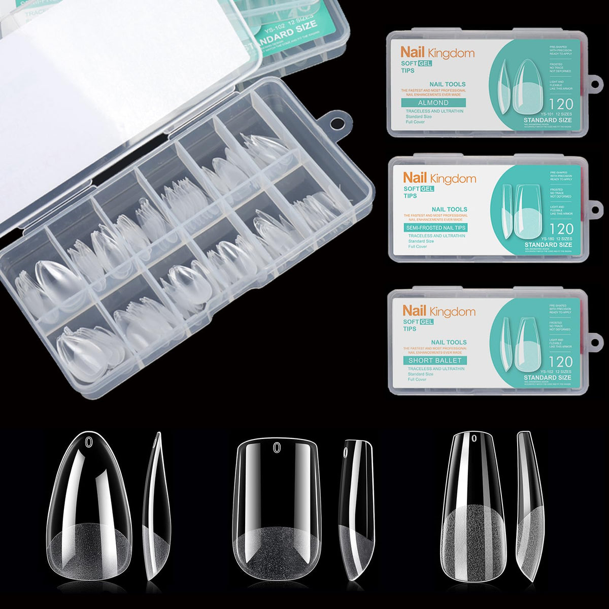 BlueZOO front packaging showing three style boxes and kit benefit