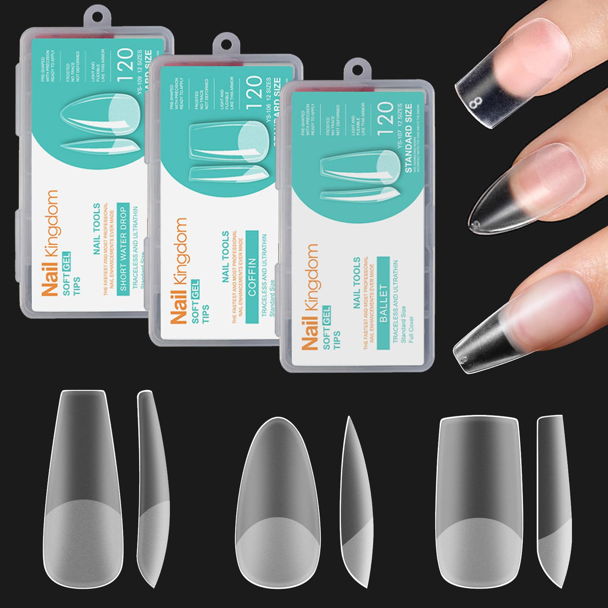 BlueZOO front packaging showing all three shape boxes for versatile sets