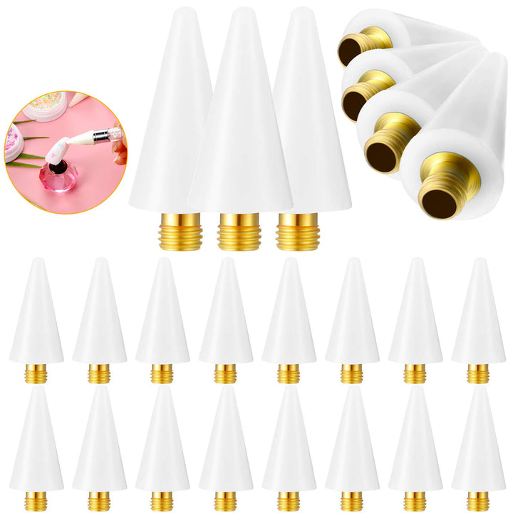 Blulu white wax tips pack front view showing quantity and easy storage benefit