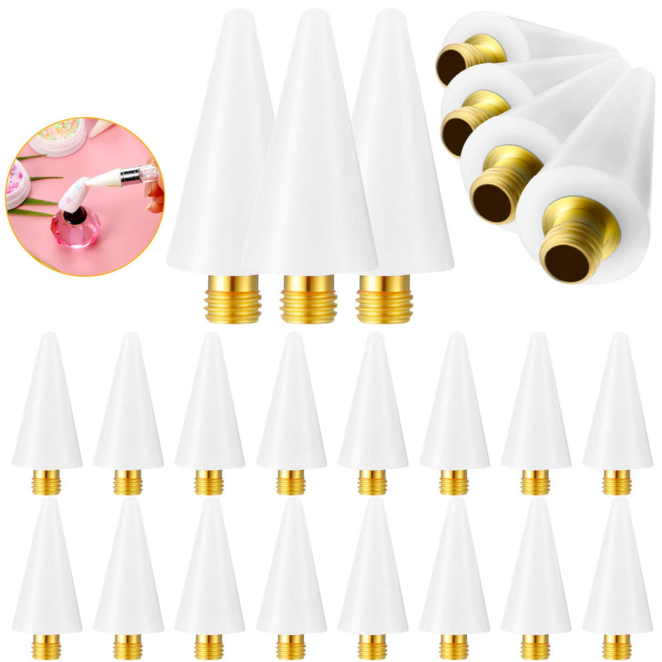 Blulu white wax tips pack front view showing quantity and easy storage benefit