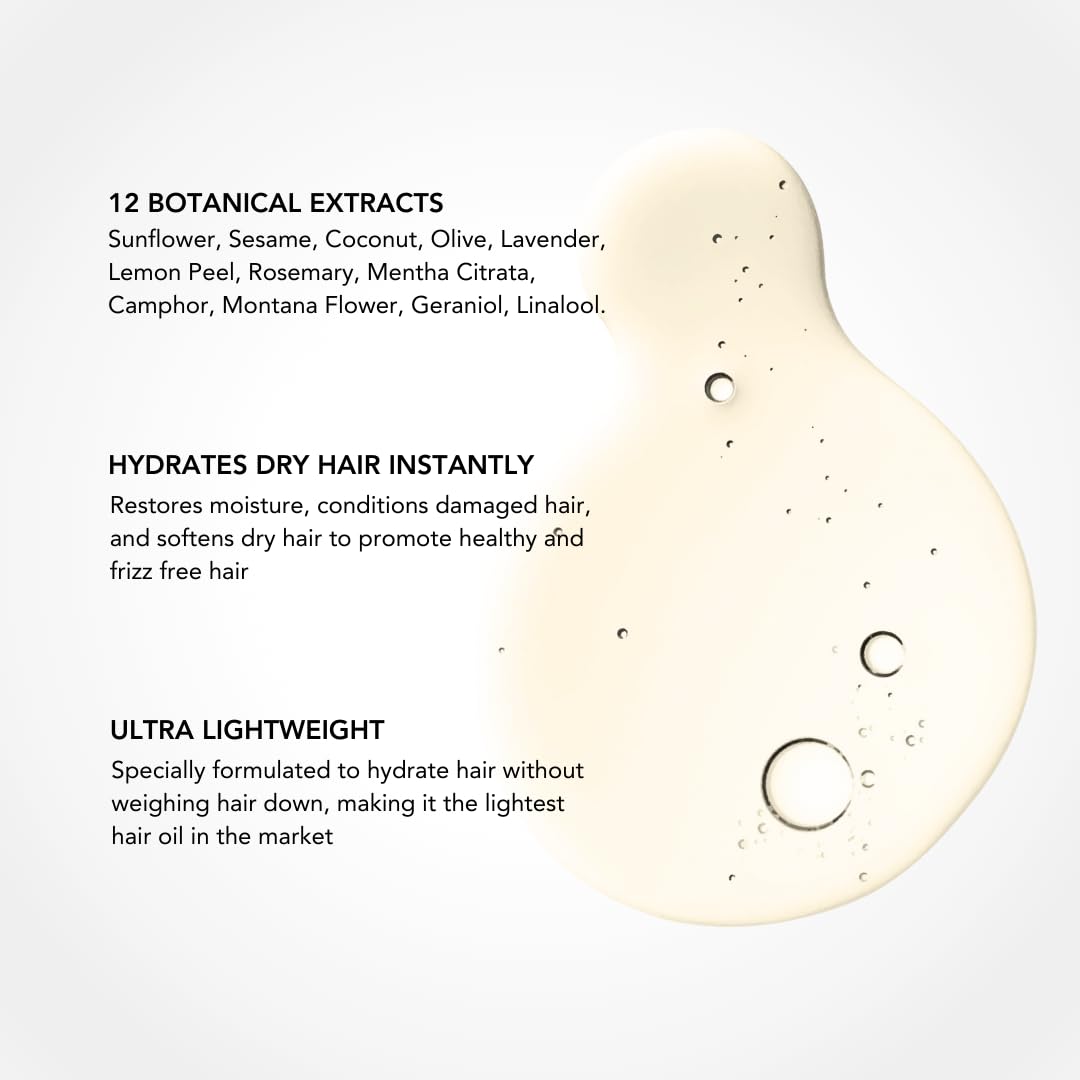 BLUMAAN before and after frizz control illustrating visible smoothing and manageability benefit