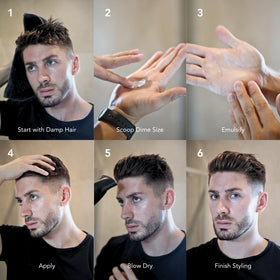 BluMaan Meraki before and after hair lift showing visible volume without stiffness