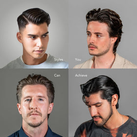 BluMaan in barbershop setting on client illustrating professional-grade styling benefit