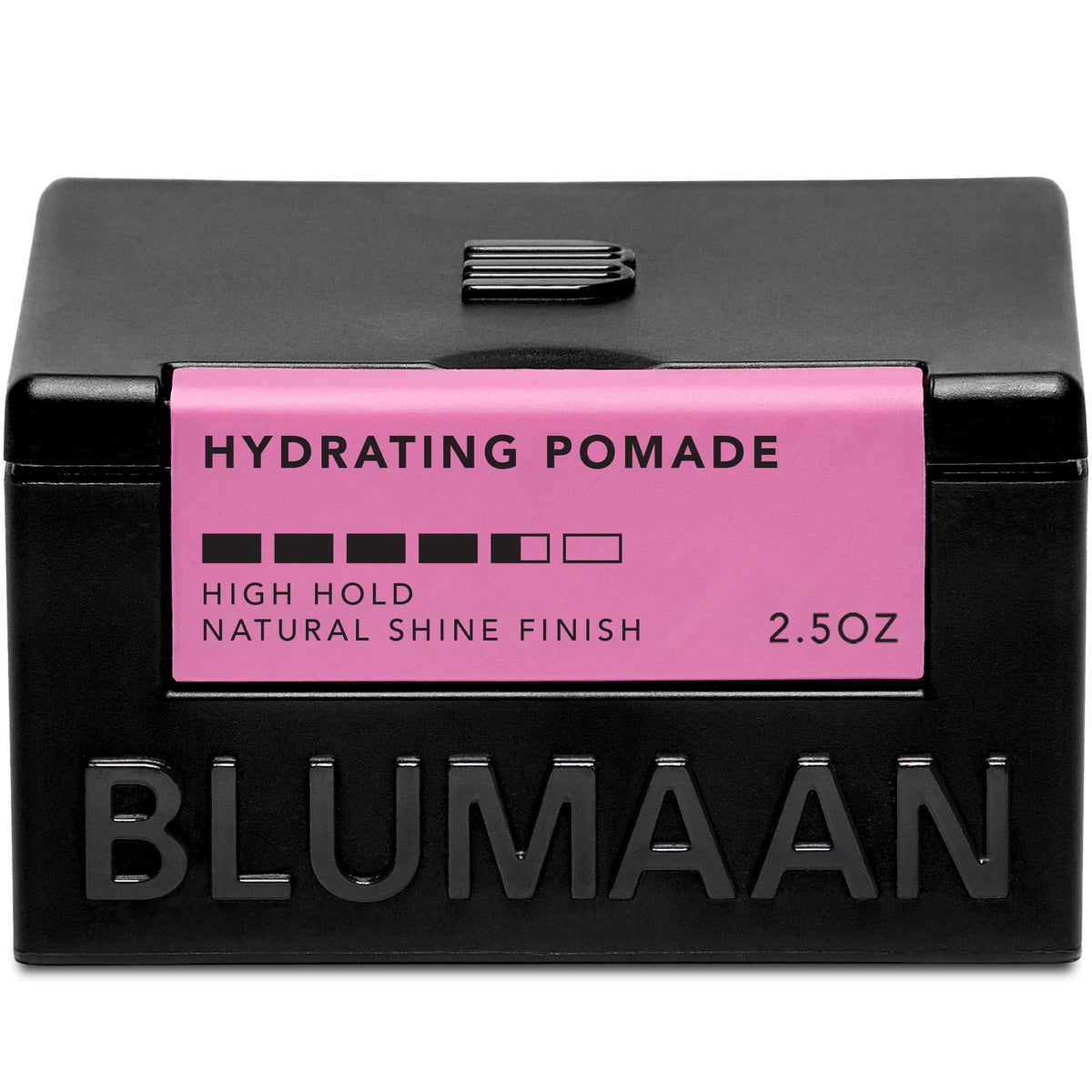 BluMaan product front packaging showing jar and branding benefit neat presentation
