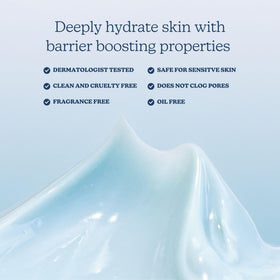 Blume cream on hand demonstrating fast-absorbing, non-greasy hydration