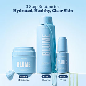 Blume 1.7 oz size comparison showing travel-friendly, compact moisturizer