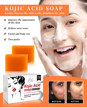 Blusheva Beauty open box with both 65g bars for convenience