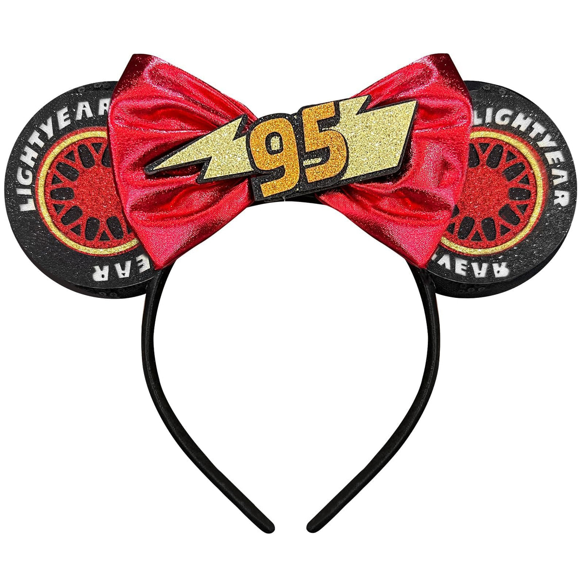 Bmobuo front view mouse ears headband showing cute fit and playful look