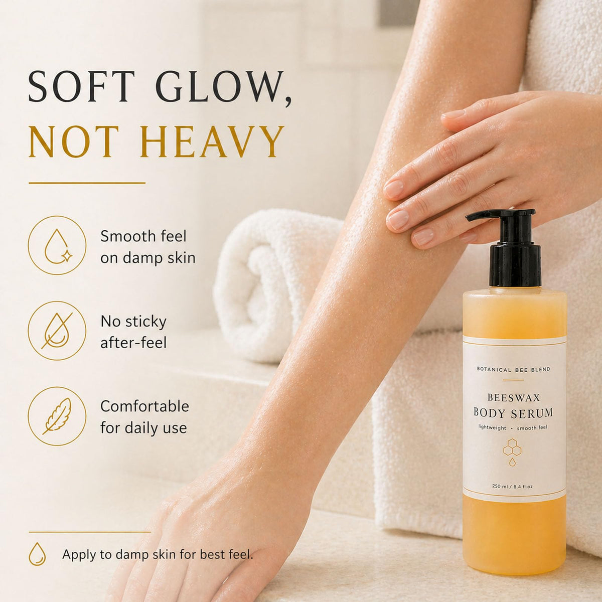 Boaccy on bathroom shelf in lifestyle scene for daily routine convenience