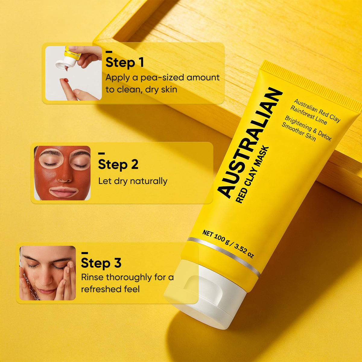 Boaccy on bathroom shelf within a skincare routine promoting convenience