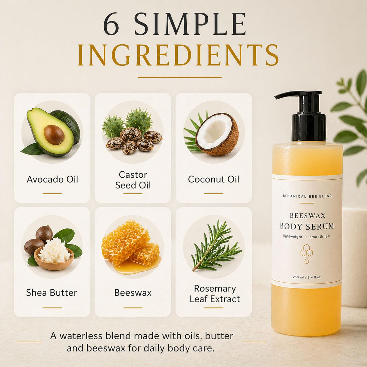Boaccy oil texture drop illustrating smooth, fast-absorbing finish