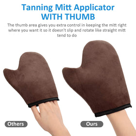 Boao back applicator in use reaching the middle back for even coverage without assistance