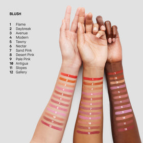 Bobbi Brown packaging label close-up showing shade name and clarity benefit