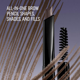 Bobbi Brown built-in spoolie blending color for natural, groomed brows