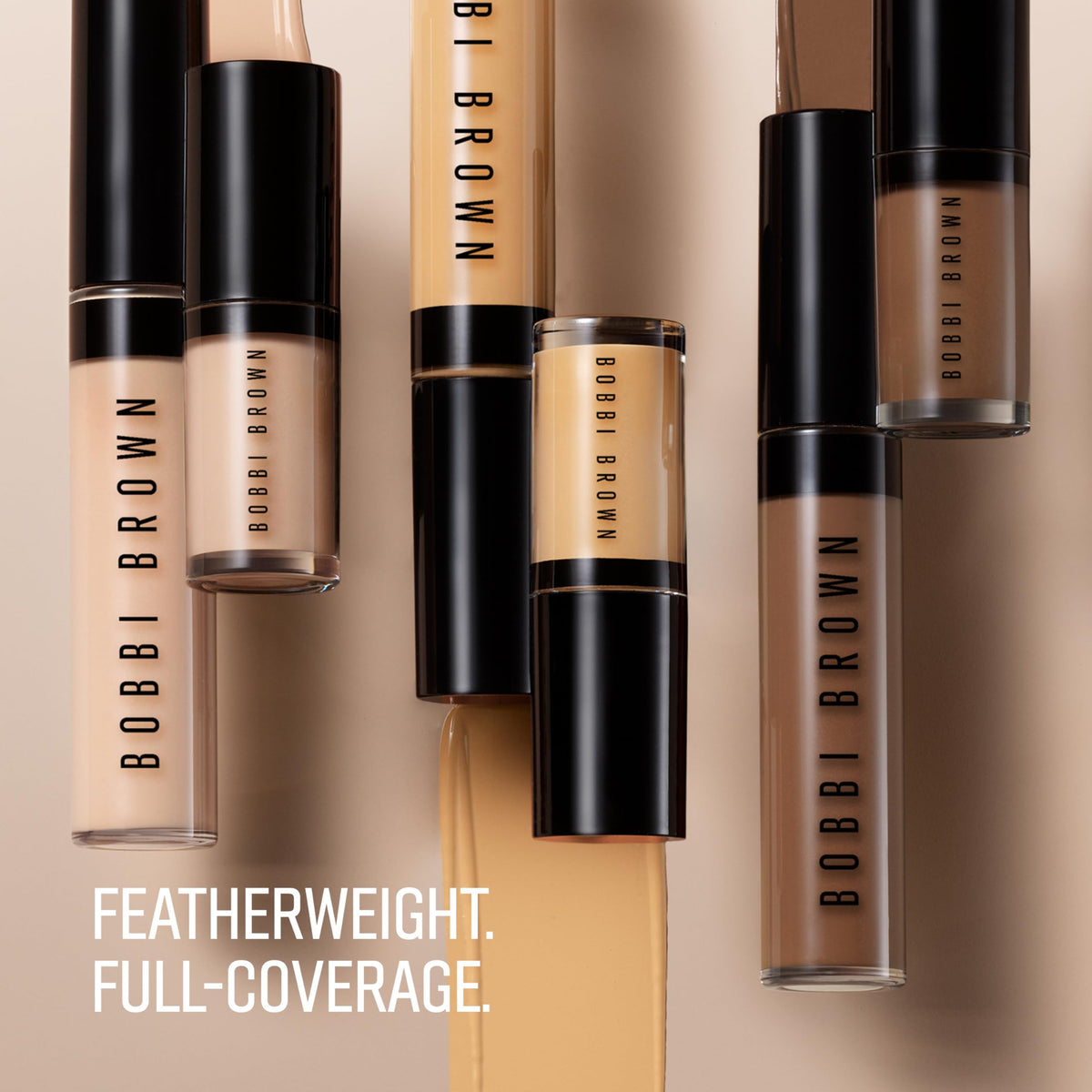 Bobbi Brown concealer applied under-eye demonstrating smoothing effect and crease-resistant benefit