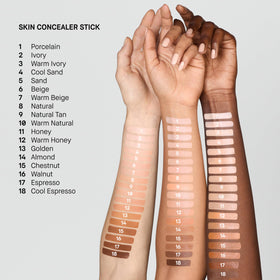 Bobbi Brown concealer stick inside a makeup bag lifestyle shot showing on-the-go convenience