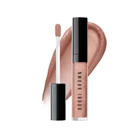 Bobbi Brown front tube showing bare sparkle gloss and travel-friendly size benefit
