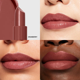 Bobbi Brown close-up of lipstick texture demonstrating smooth balm-like glide