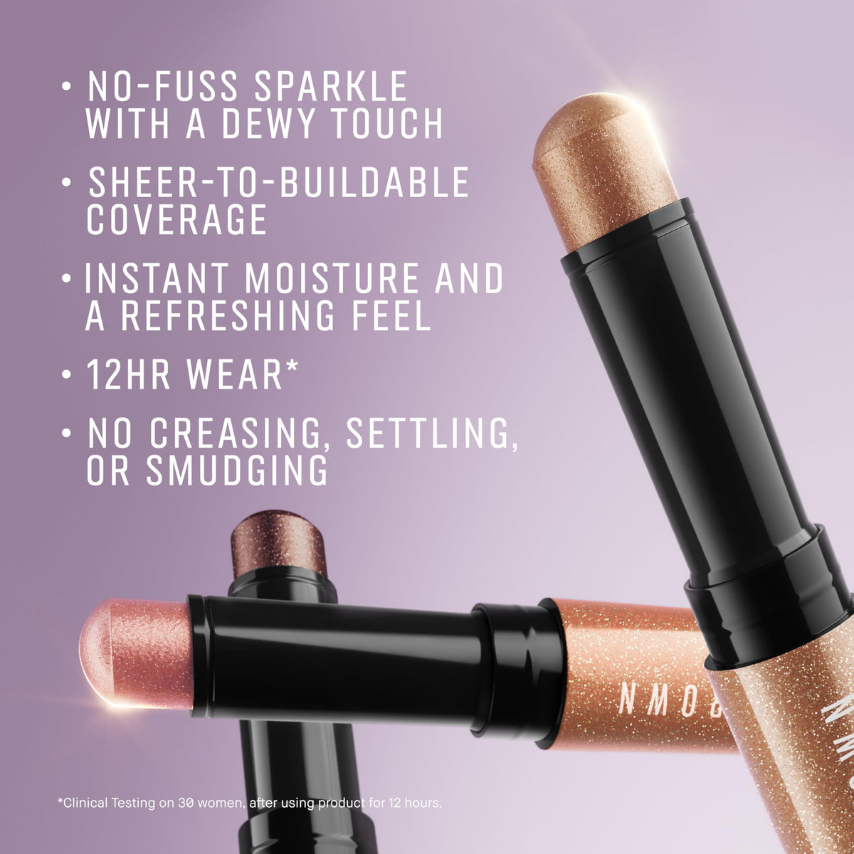 Bobbi Brown close-up of gel texture showing dewy gliding benefit