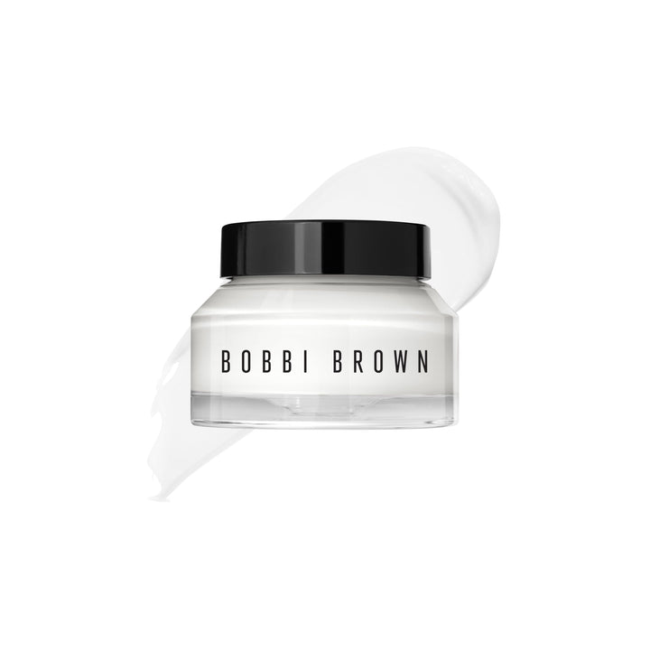 Bobbi Brown hydrating face cream front jar showing packaging and benefit of 24-hour hydration