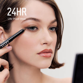 Bobbi Brown swatch of rich chocolate texture showing creamy buildable pigment