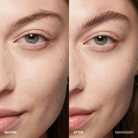 Bobbi Brown textured cream-gel on spoolie showing smooth buildable application benefit