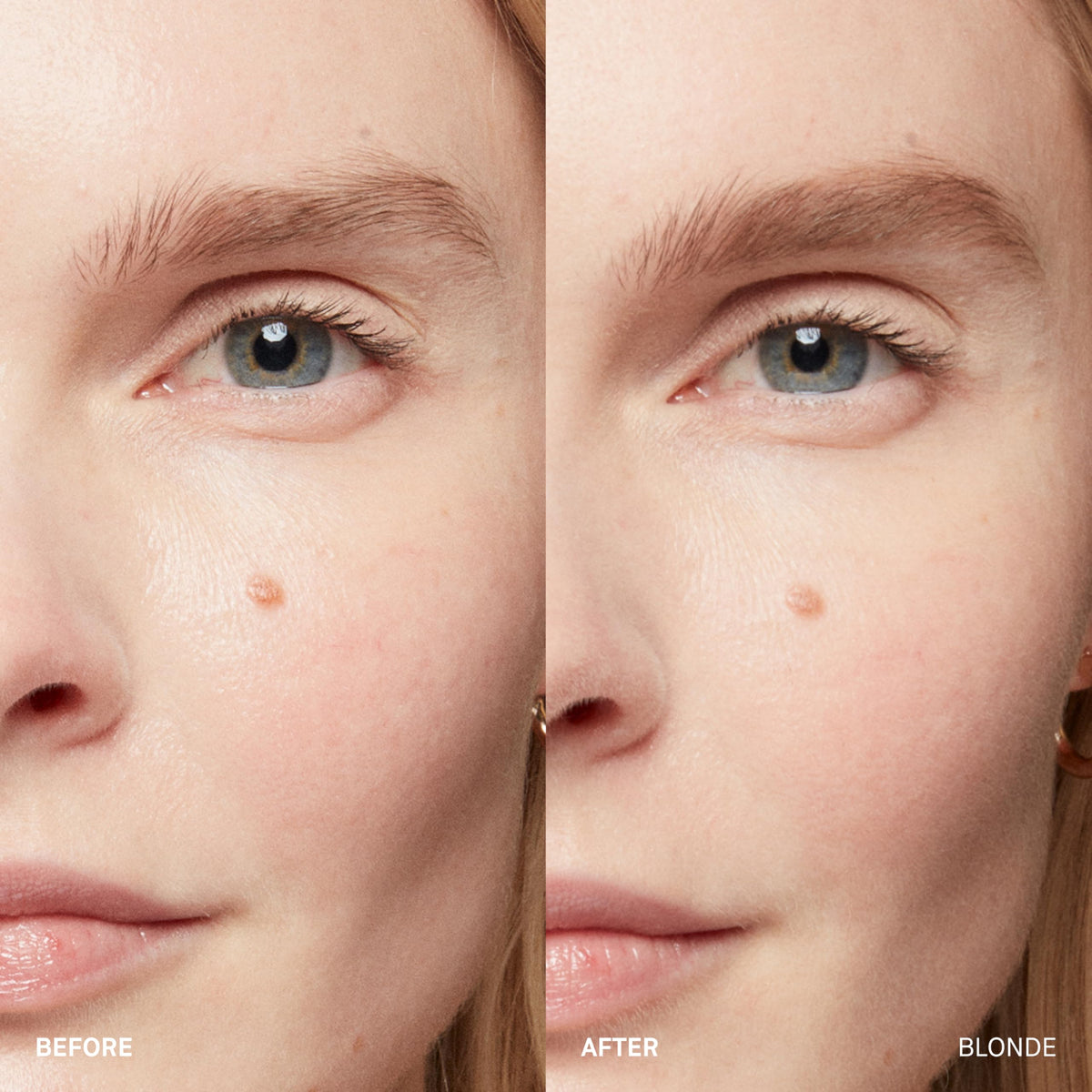 Bobbi Brown wand and bristles displaying applicator for precise brow shaping and control