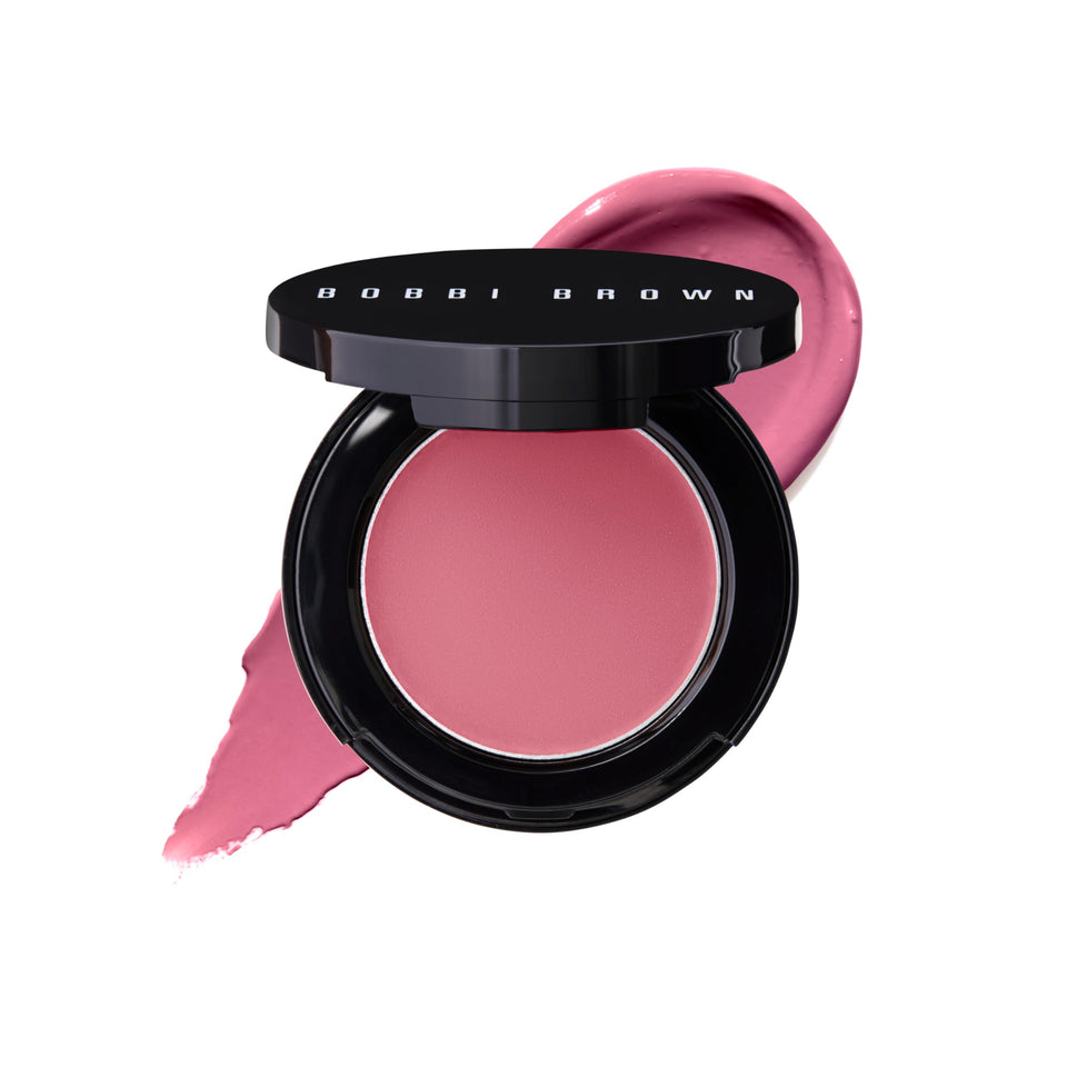Bobbi Brown pot rouge compact front view showing sleek portable design and convenience