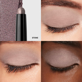 Bobbi Brown shadow stick swatch on skin displaying color payoff and blendability benefit