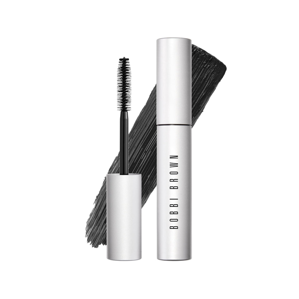 Bobbi Brown front packaging showing sleek tube and product name, enhances shelf appeal