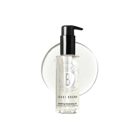Bobbi Brown front bottle view showing product and branding with clear packaging benefit
