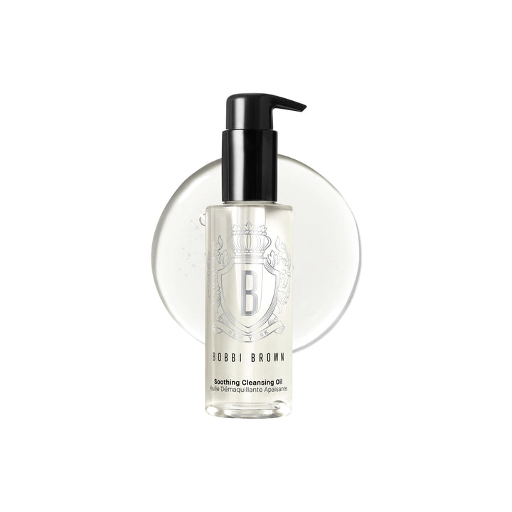 Bobbi Brown front bottle view showing product and branding with clear packaging benefit