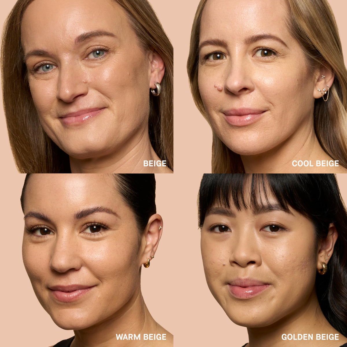 Bobbi Brown swatch on arm demonstrating warm beige shade match
