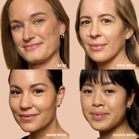 Bobbi Brown swatch on arm demonstrating warm beige shade match